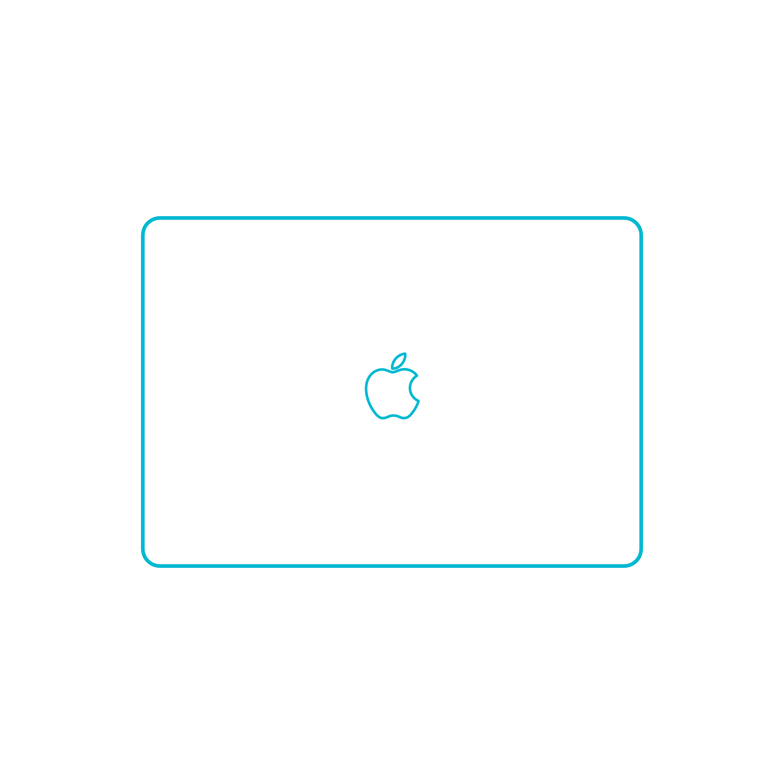 Guide Digital Apple Macbook Pro 13 Inch 4Th Generation Simple Monoline Svg Vector Free Vectors